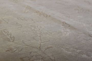 Yaprak Desenli İnce Dokuma El Halısı