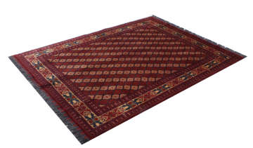 Çapraz Desenli Afgan Halısı