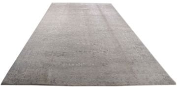 Dökük Desenli İpekli El Halısı