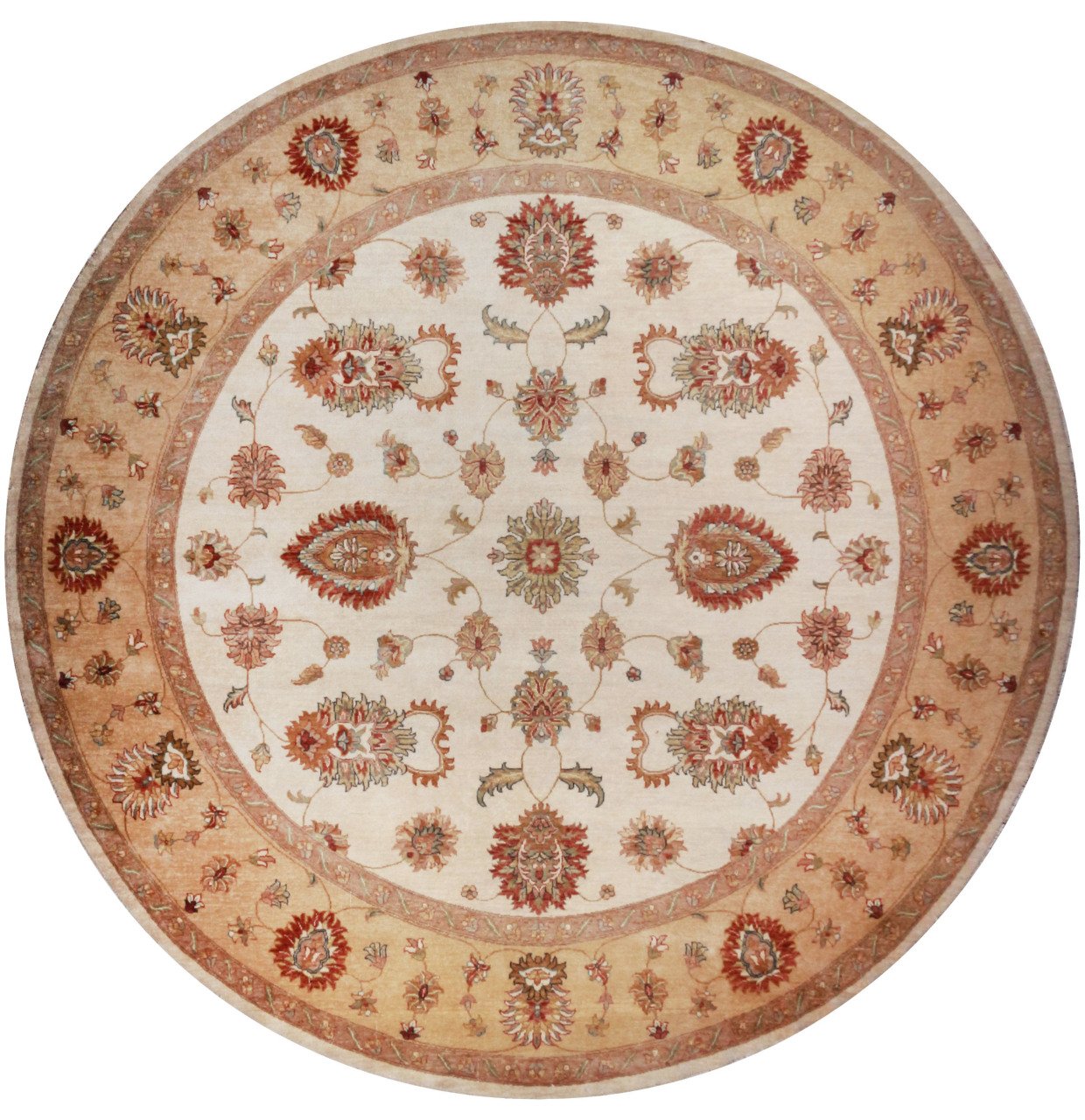 Yuvarlak Uşak Halısı