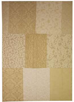 Damask Desenli Patchwork Halı