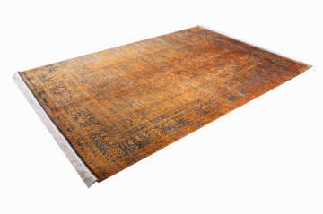Parlak Turuncu Bambu Halı 2.00 x 2.90