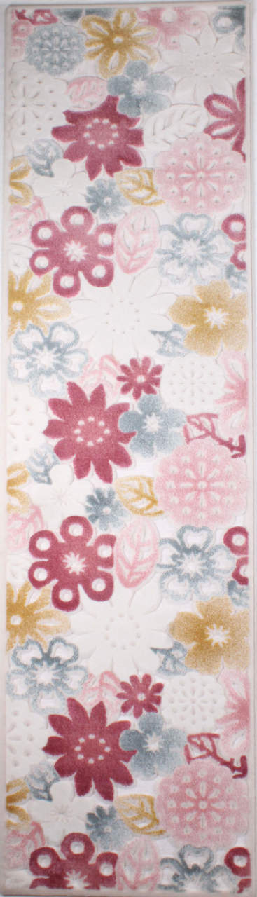 Çicekli Makina Halısı