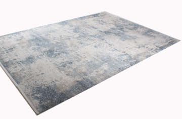 Mavi Beyaz Desenli Modern Salon Halısı 2.00 x 2.90