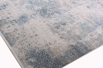 Mavi Beyaz Desenli Modern Salon Halısı 2.00 x 2.90