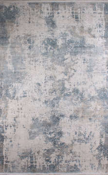 Mavi Beyaz Desenli Modern Salon Halısı 2.00 x 2.90