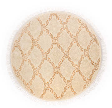 Desenleri İpek Yuvarlak Halı