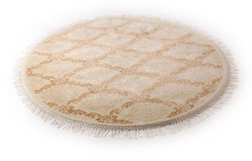 Desenleri İpek Yuvarlak Halı