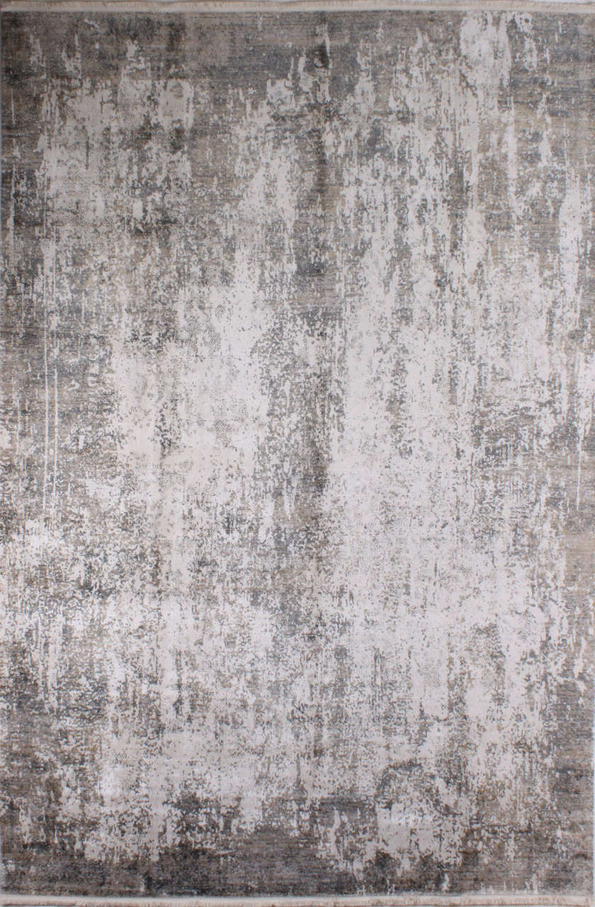 Gri Vizon Renklerde Modern Silik Desen Halı 2.00 x 2.90