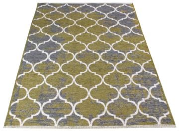 Çift Taraflı Kullanılabilen Yeşil Kilim 1,20 x 1,80 = 2,16m²