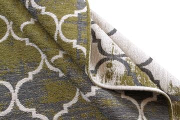 Çift Taraflı Kullanılabilen Yeşil Kilim 1,20 x 1,80 = 2,16m²