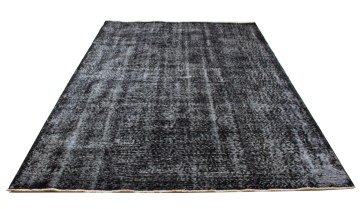 Tıraşlanmış Siyah Desensiz Halı