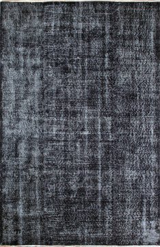 Tıraşlanmış Siyah Desensiz Halı