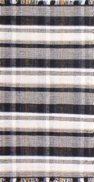 Black and White Stripe Rug Carpet Corridor