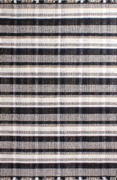 Black and White Stripe Rug Carpet Corridor
