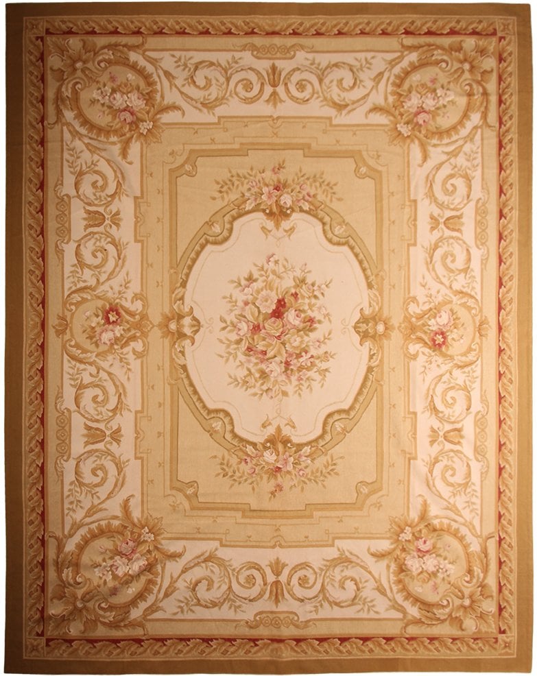 El Dokuması Aubusson Kilim