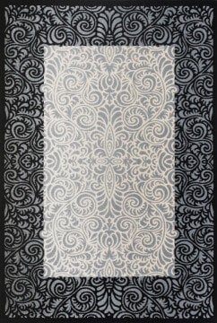 Gümüş Desenli Avangard Halı