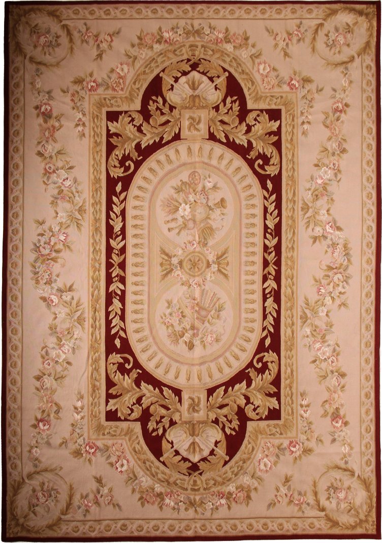 İpekli Aubusson Kilim