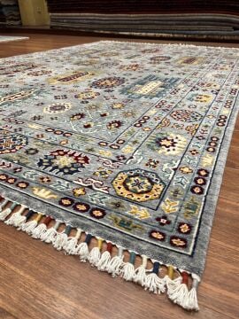 Gri OtantikDesenli Makina Halısı