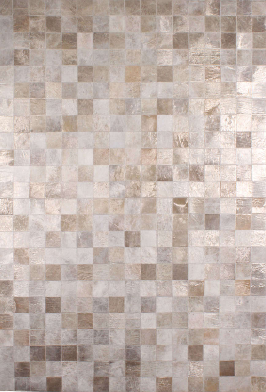 Parlak Patchwork Parçalı Post Halı