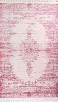 Parlak Pembe Makine Halısı