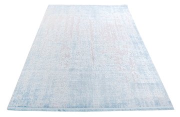 Modern Tasarımlı Mavi Halı