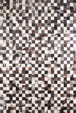 Beyaz ve Kahve Parçalı Dana Post 1.70 x 2.40