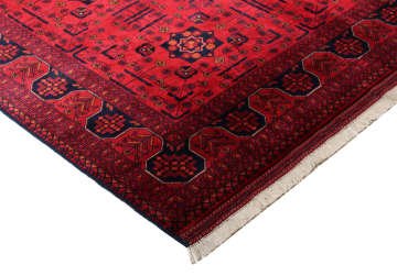 Box Pattern Thin Afghan carpet 1.66 x 2:35