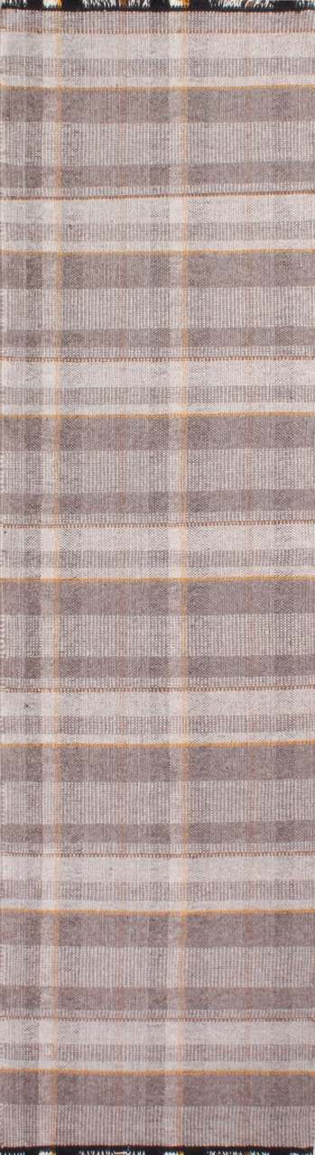 Retro Plaid Rug Carpet Corridor