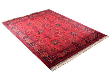 Small Flowering Afghan Carpet