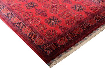 Small Flowering Afghan Carpet