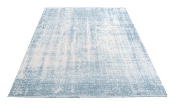 Modern Mavi Bej Makine Halısı