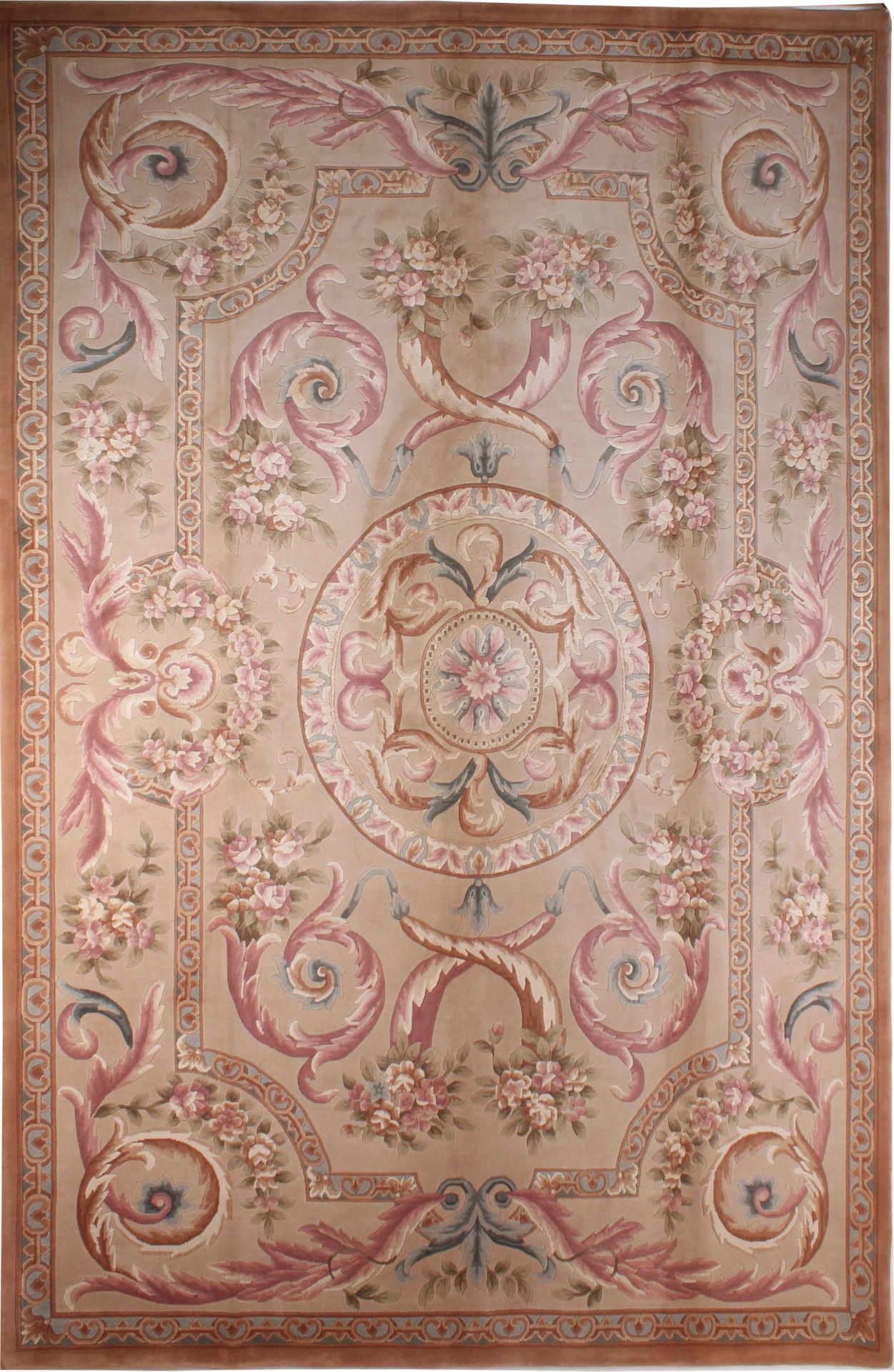 Pembe Desenli Çin Halısı