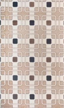 Geometrik Desenli Mutfak Halısı