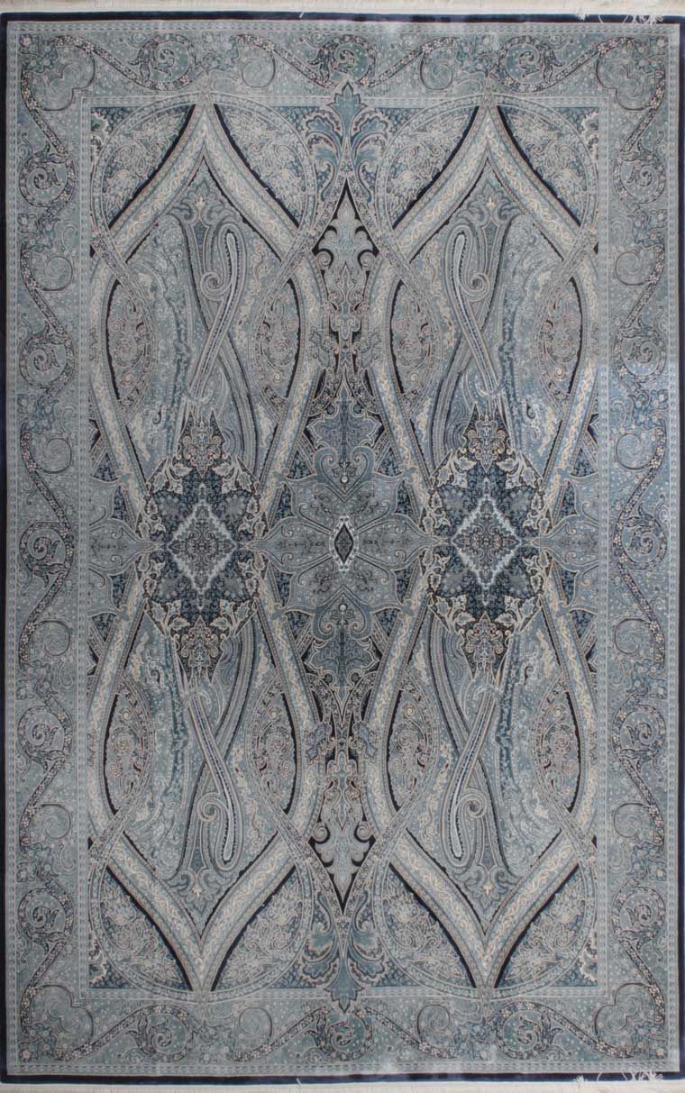 Modern Klasik Bambu İpeği Makine Halısı