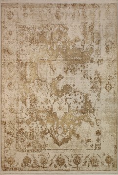 Kahverengi Silik Desenli Halı