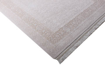 Kabartma Desenli Kemik Rengi Halı