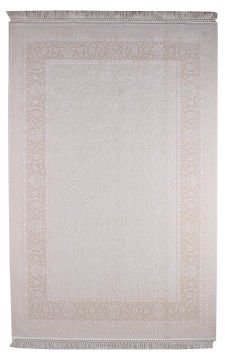 Kabartma Desenli Kemik Rengi Halı