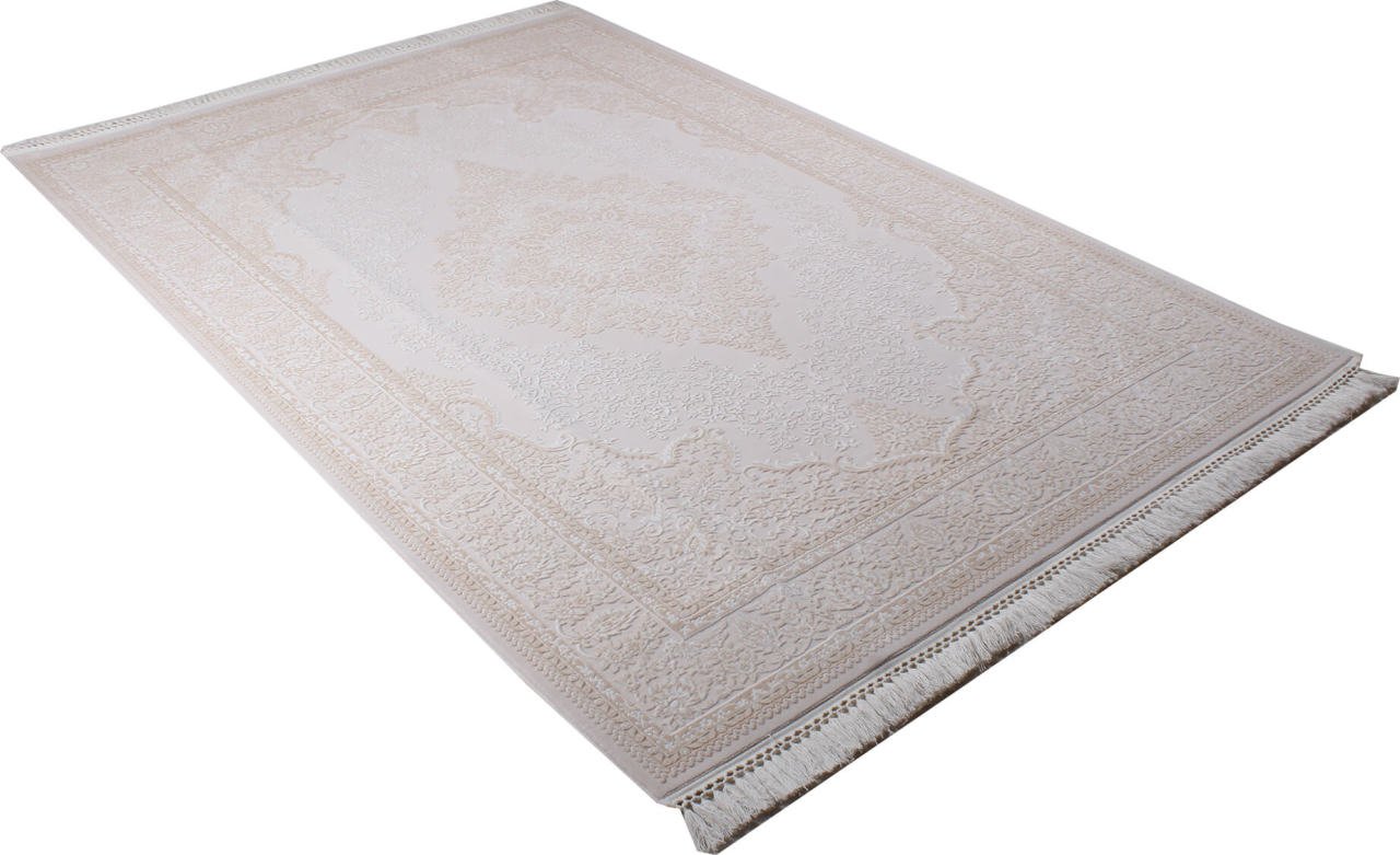 Embossed Patterned Carpet with a Centered Center