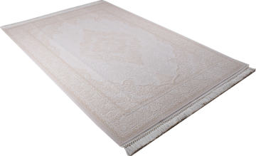 Embossed Patterned Carpet with a Centered Center